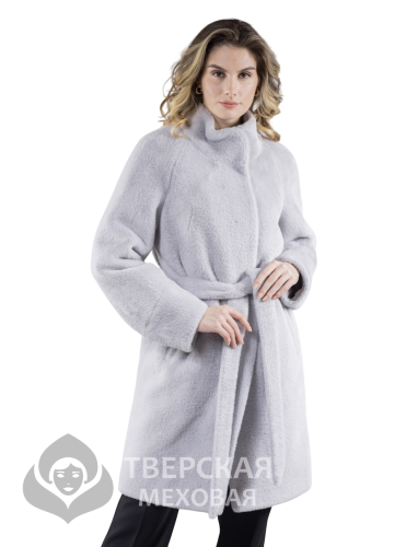 Пальто "Рада" цвет холодная сирень